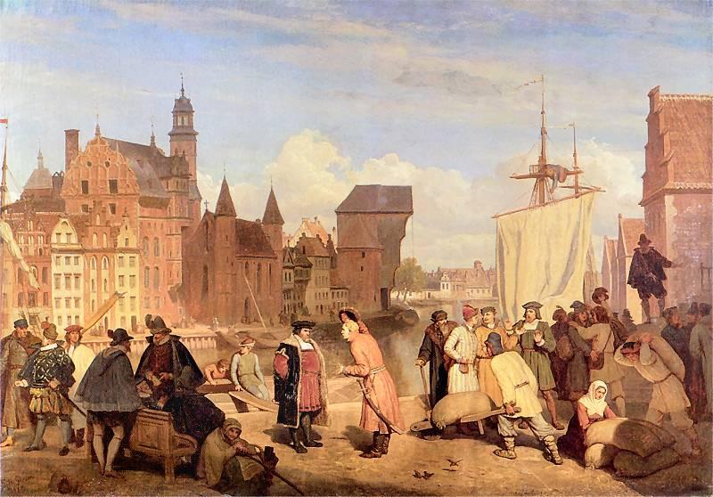 Wojciech Gerson Gdansk in the 17th century China oil painting art